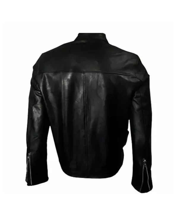 Ian Somerhalder Vampire Diaries Black Leather Jacket