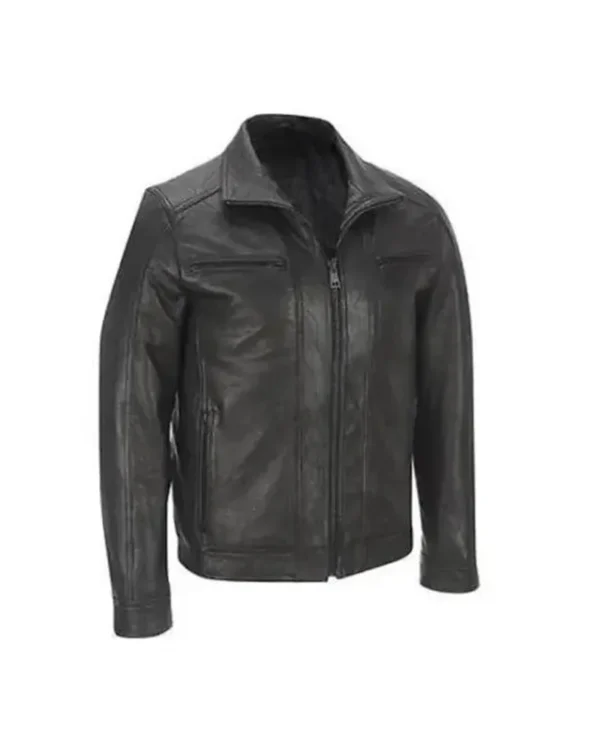 Koza Genuine Lambskin Bomber Leather Jacket