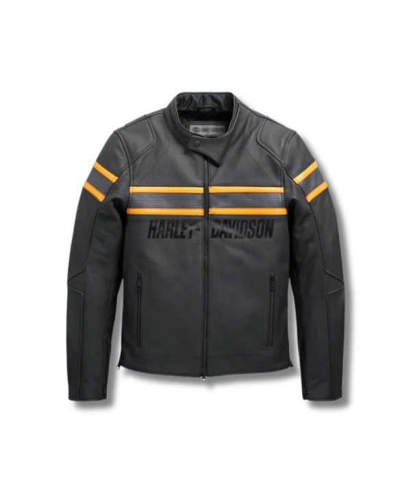Men's Sidari Harley Davidson Leather Jacket Black