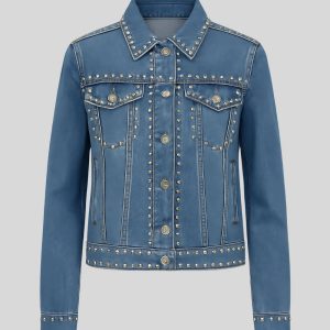 Mens Studded Denim Jacket