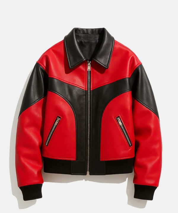SpringAutumnBikerBomberJacket