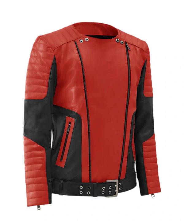 Unisex Red Martin Garrix MTV European Music Awards Leather Jacket