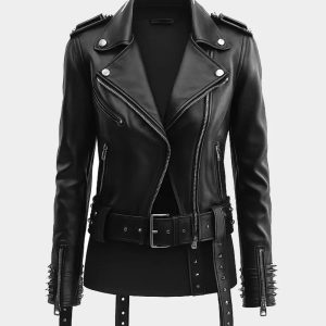 Women's Matilda Leather Jacket Black