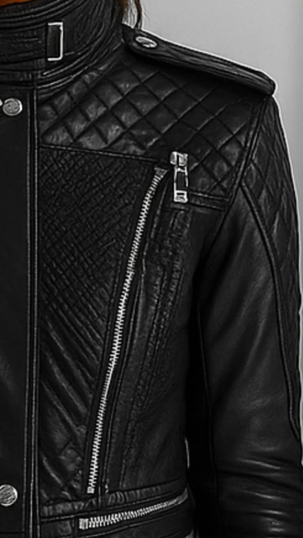 Women's Hallie Black Leather Jacket