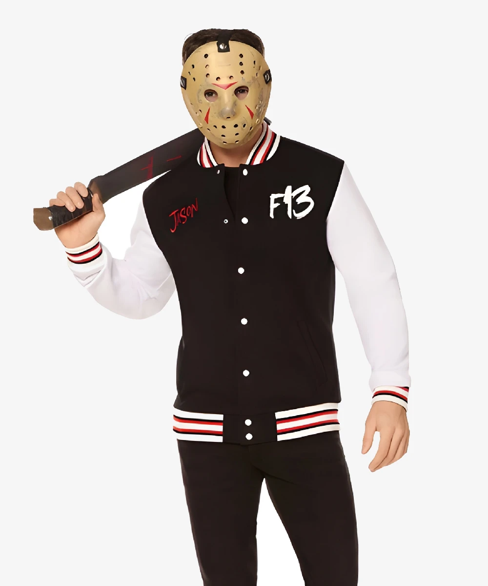 Friday the 13th Jason Voorhees Halloween Varsity Jacket
