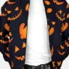 Halloween Festival Pattern Pumpkin Bomber Jacket