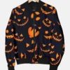 Halloween Pumpkin Bomber Jacket