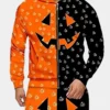 Halloween Pumpkin Hoodie Orange & Black