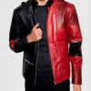 Harley Quinn Live Fast Die Clown Halloween Leather Jacket