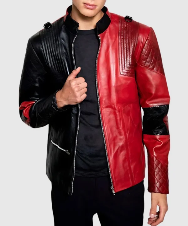 Harley Quinn Live Fast Die Clown Halloween Leather Jacket