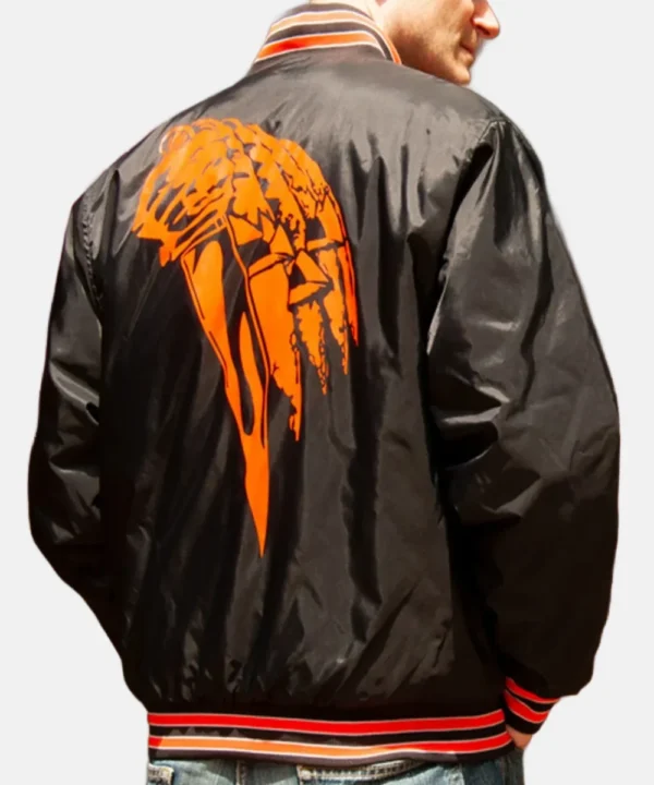 Nylon Black Bomber Halloween 78 Jacket