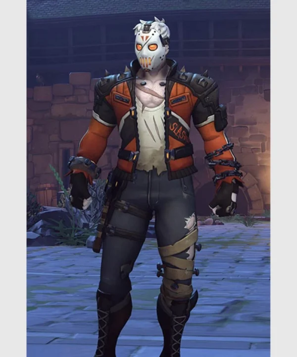 Overwatch Slasher 76 Halloween Leather Jacket