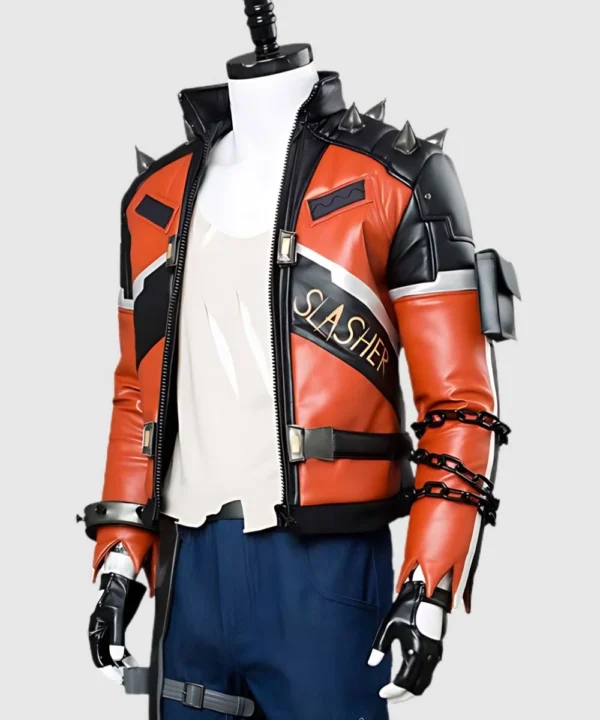 Overwatch Slasher 76 Leather Halloween Jacket