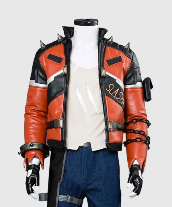 Video Game Overwatch Slasher 76 Halloween Leather Jacket