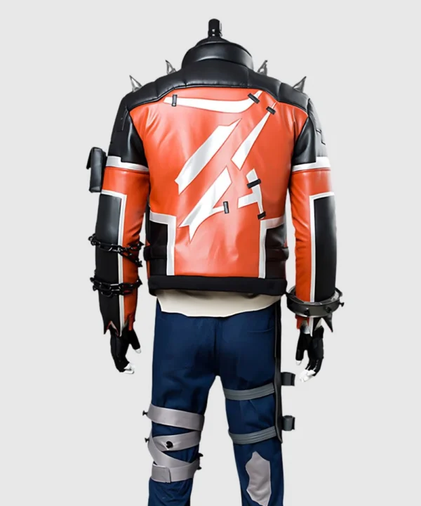Video Game Overwatch Slasher 76 Leather Halloween Jacket