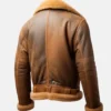 B3 Flying Bomber Shearling Brown Leather Jacket