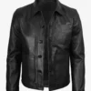 Bradley Real Leather Jacket Black