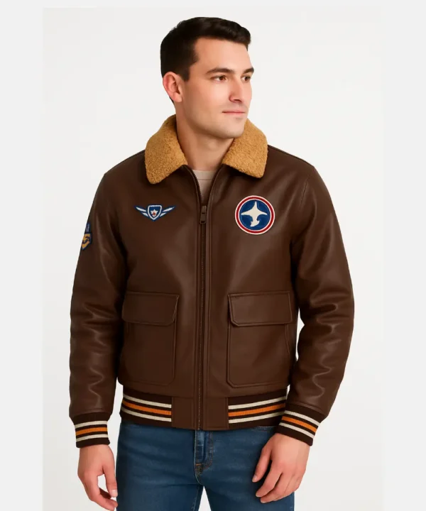 Gymboree Brown Aviator Jacket