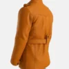Ignatius Belted with Multiple Pockets Leather Jacket – Tan Brown