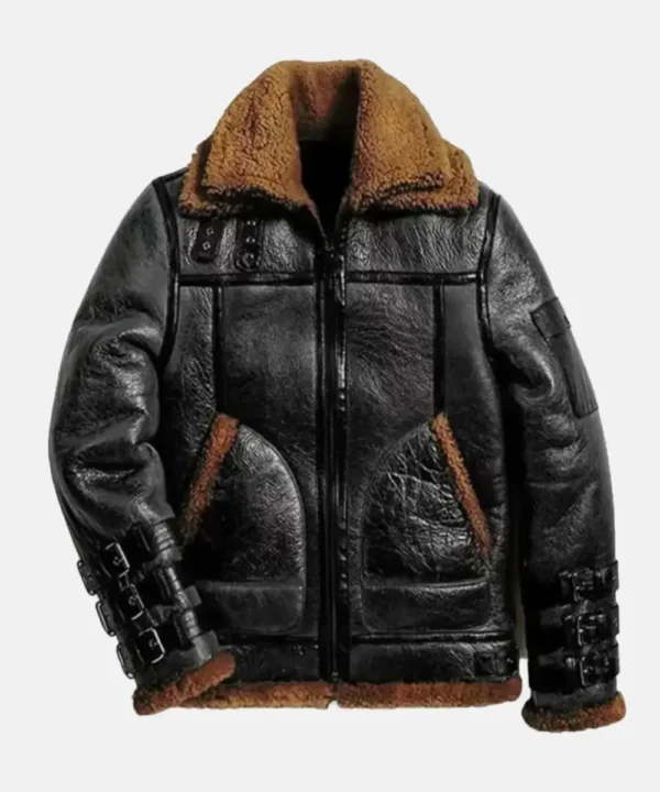 Mens RAF B3 Sheepskin Shearling Jacket