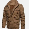 Survival Gothic Cotton Jacket Brown