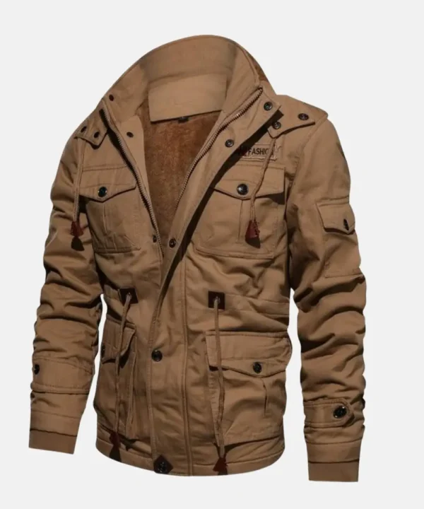 Survival Gothic Cotton Jacket Brown