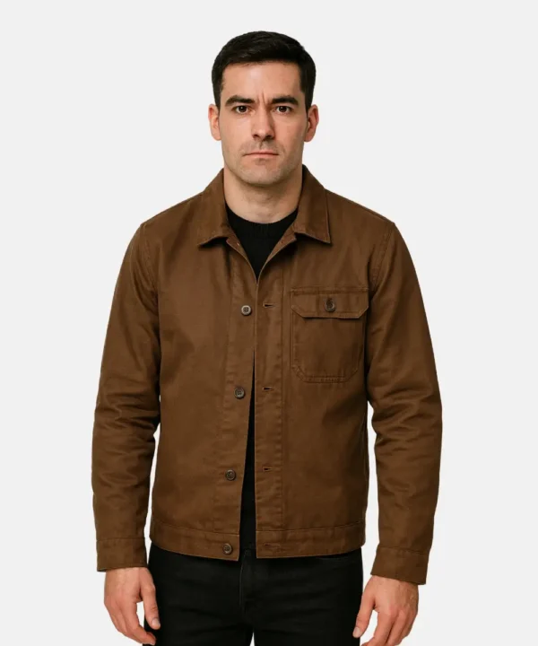 Waxed Canvas Field Brown Jacket