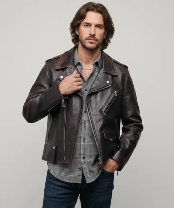 Horween CHiPs Style Horsehide Perfecto Biker Jacket