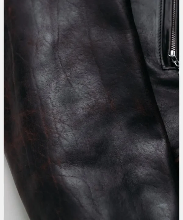 Horween CHiPs Style Horsehide Perfecto  Brown Biker Jacket