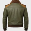 Men's Classic A2 Aviator Leather Bomber Jacket