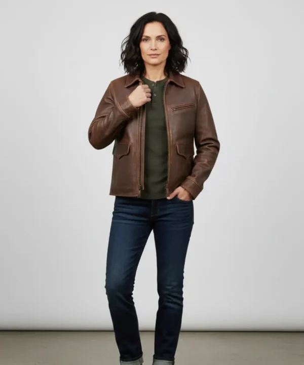 US BISON JACKET WITH WOOL PLAID LINING