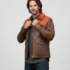 Western Elkhorn Leather Jacket