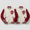 Date Night Couples Matching Pack of 2 White & Red Valentine Day Jacket