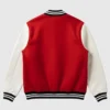Valentine Day Special Pack of 2 Red & White Couples Varsity Jacket