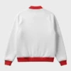 Valentine Day Special White & Red Love Varsity Bomber Jacket