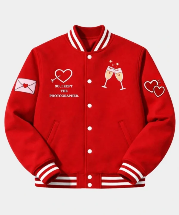 Valentine’s Day Special Couples Matching Red Wool Jacket