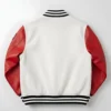Valentine’s Day Special Date Night Couples White & Red Varsity Jacket