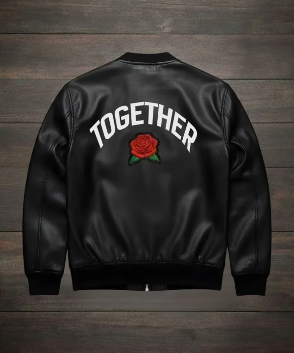 Valentine’s Day Special Pack of 2 Date Night Couples Matching Leather Jacket Black